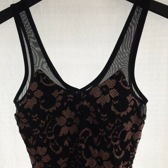 Almost Famous Dress Size S Black/Pink Built In Bra - Picture 1 of 10